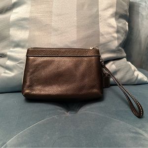 Small coach wristlet